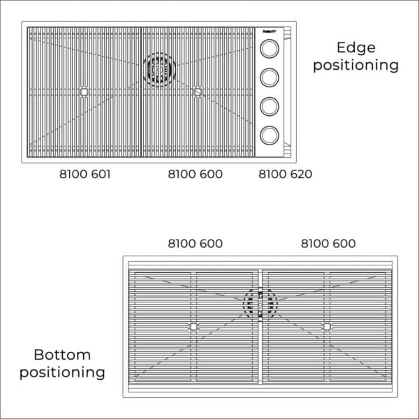 Sink Leonardo 40″ x 20" – U/M