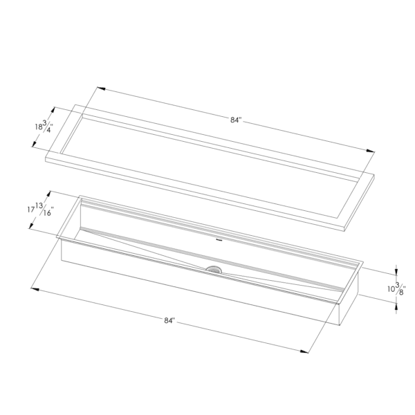 Sink Happy Hour 7' x 20" – U/M - (USA)