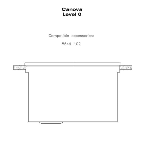Sink Canova 19″ x 20" – U/M