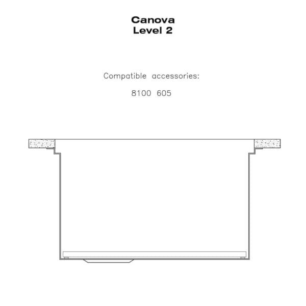 Sink Canova 38″ x 20" – U/M