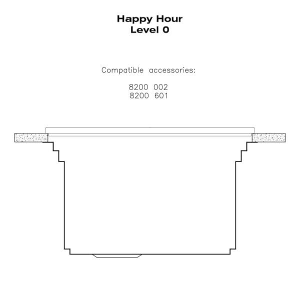 Sink Happy Hour 7' x 20" – U/M - (USA)