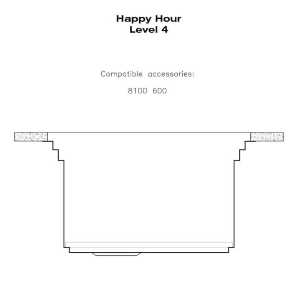 Sink Happy Hour 57″ x 20" – U/M