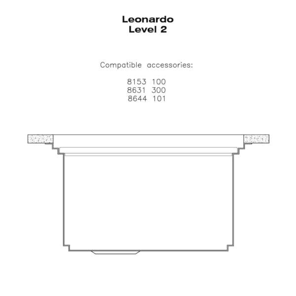 Sink Leonardo 46″ x 20" – U/M - (USA)